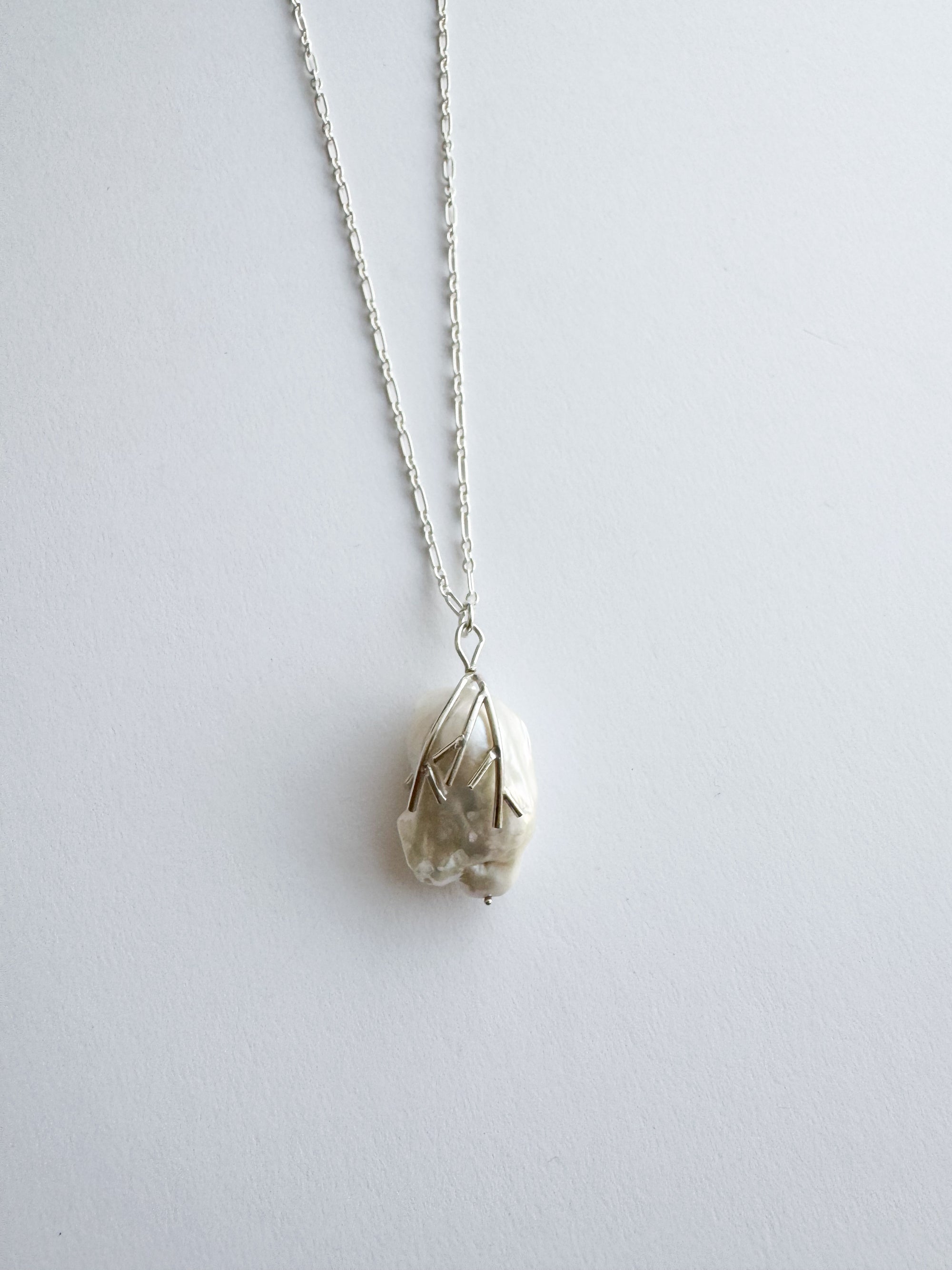 Robyn Baroque Pearl with Branches Necklace