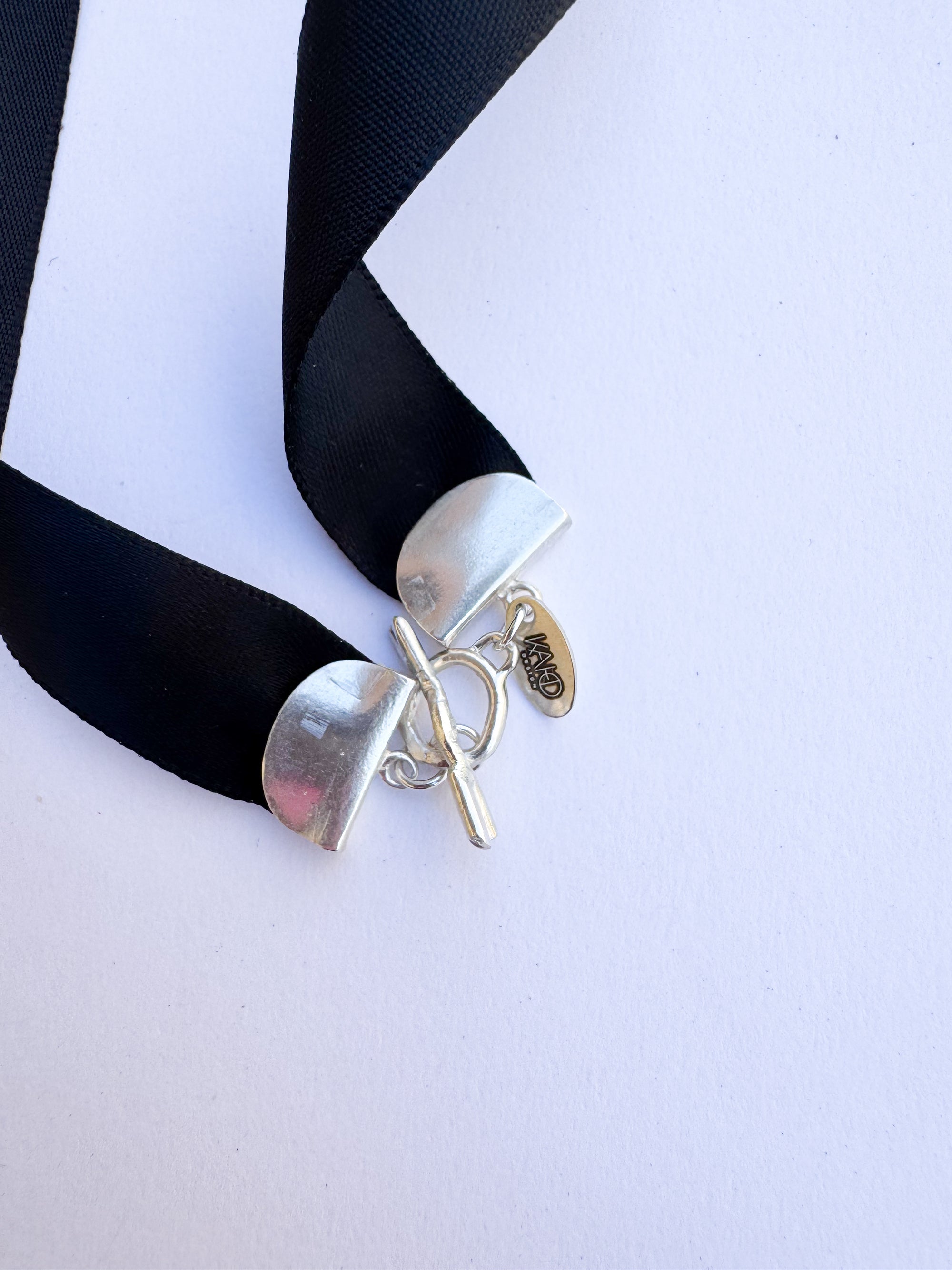 Zoe snake necklace 935 Argentium silver. Handcrafted in New York City.