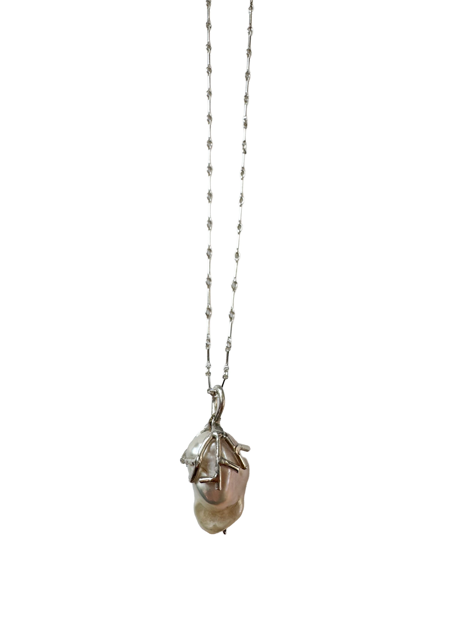 Raven Baroque Pearl Necklace